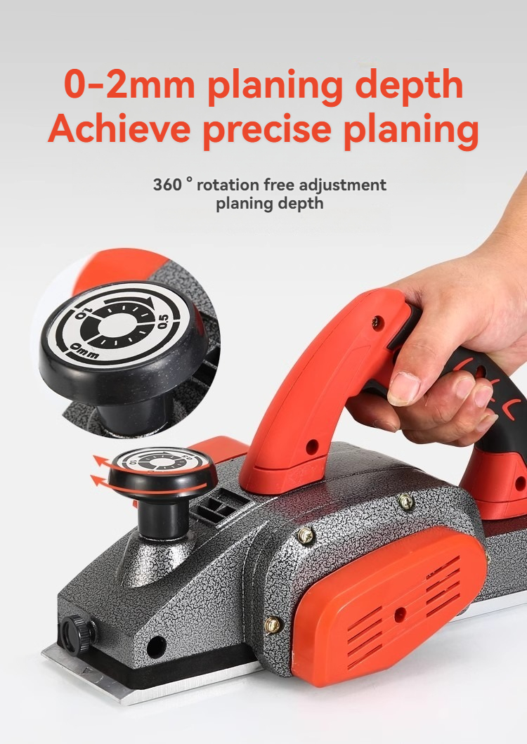 Planer Handheld Electric - Ручной электрический рубанок, бытовой многофункциональный деревообрабатывающий