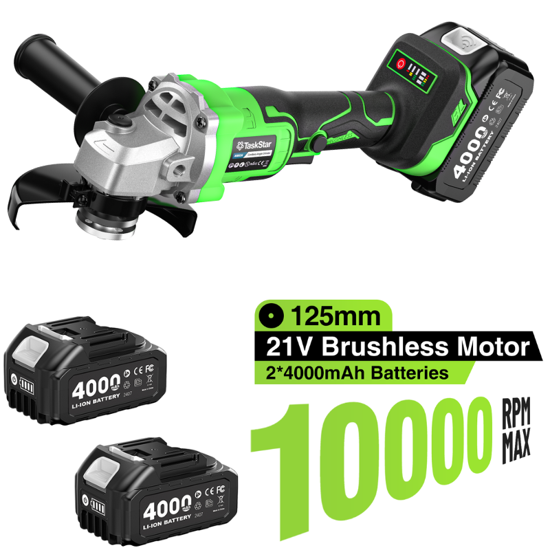 Power Tools Makita Set - Угловая шлифовальная машина TaskStar 10000 об/мин,