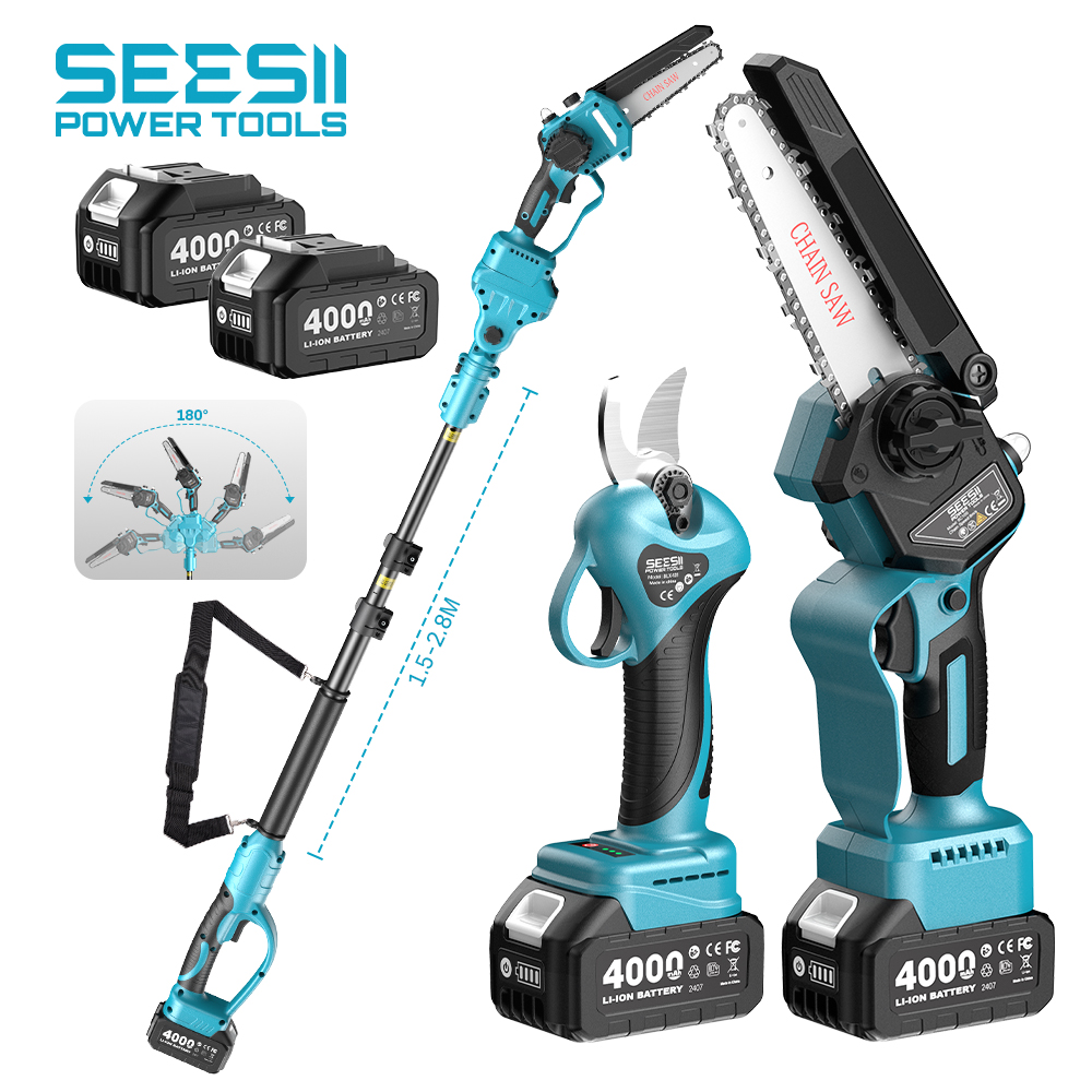 Power Tools Makita Set - Бесщеточные аккумуляторные электрические ножницы SEESII 3-в-1,
