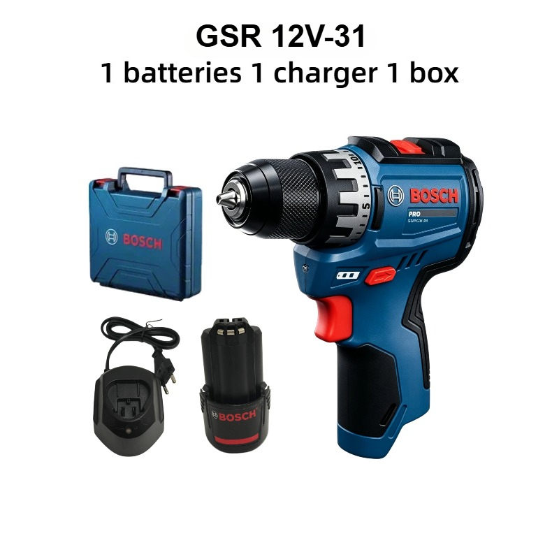 Power Tools Safety - Аккумуляторная дрель-шуруповерт Bosch Professional GSR 12V-31,