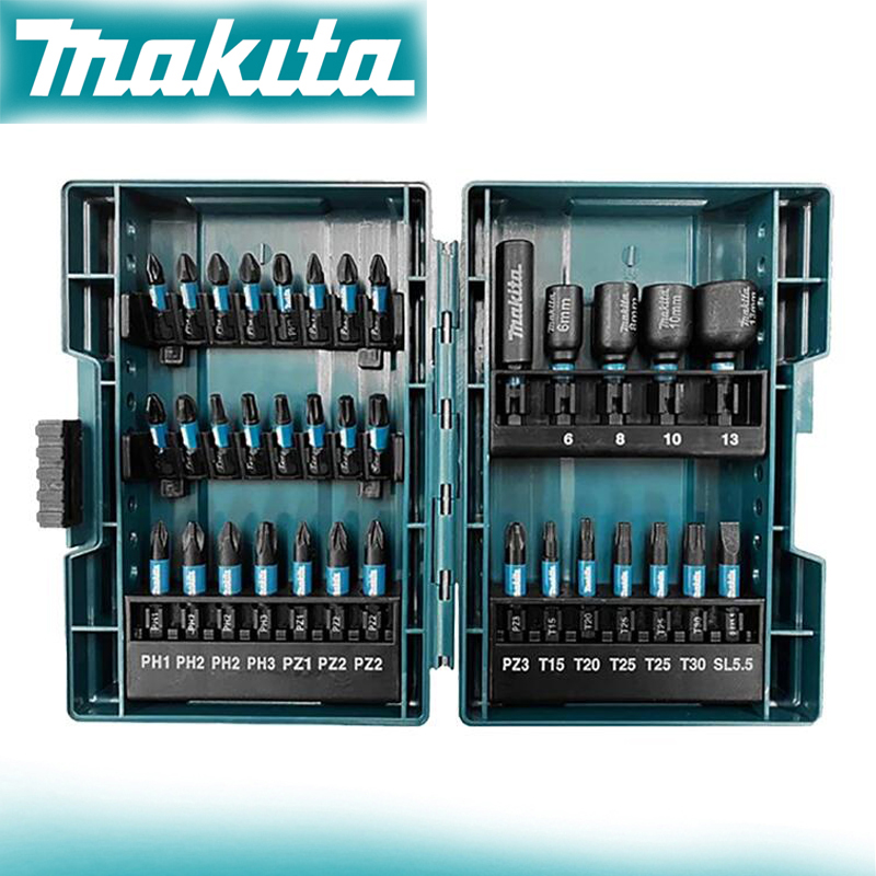 Power Tools Makita Set - Набор ударных бит Makita E-06638, 35