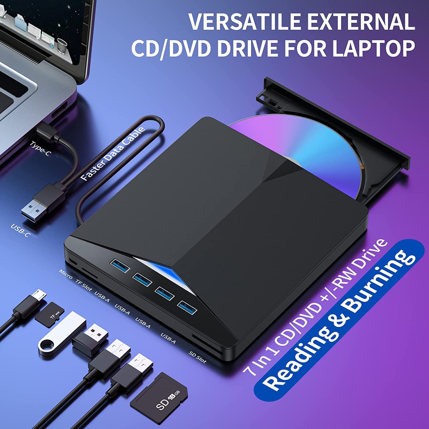 Внешний DVD-привод 7-в-1 USB 3 – обзор и цена Power Tools Windows 10